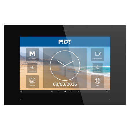 KNX Touch Panel VisuControl Plus, 8-inch display, Secure, Black