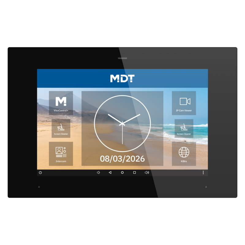 KNX Touch Panel VisuControl Plus, 8-inch display, Secure, Black