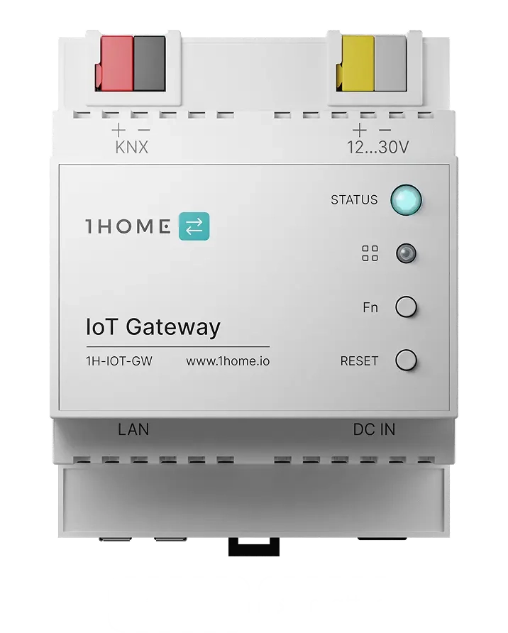 1Home Server for KNX/Loxone/Crestron. Full integration with Apple Home, Google Home, Samsung SmartThings, voice interfaces and Matter