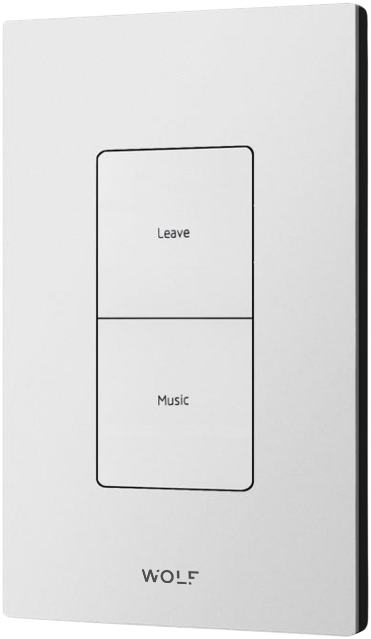 WOLF KNX-002 2-button scene keypad