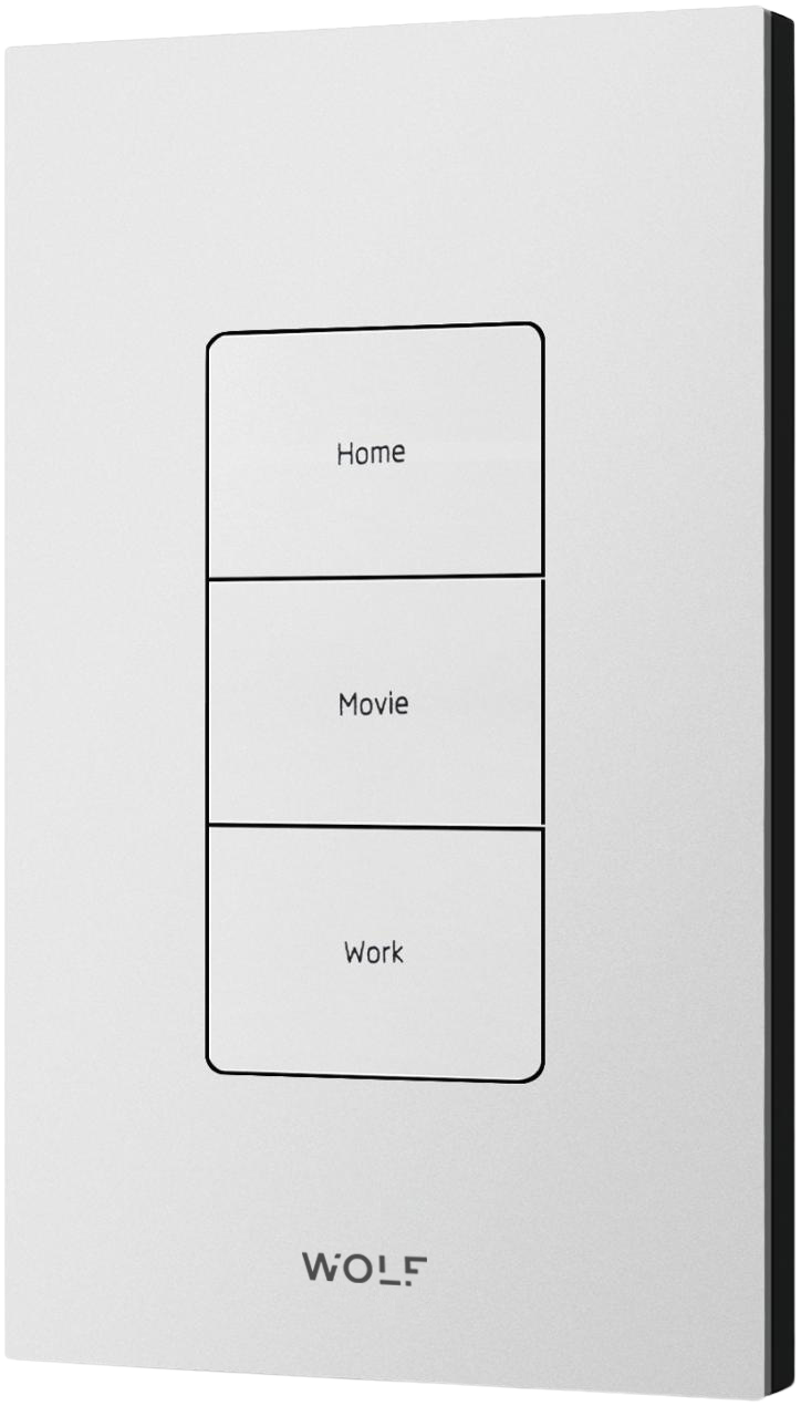 WOLF KNX-003 3-button scene keypad