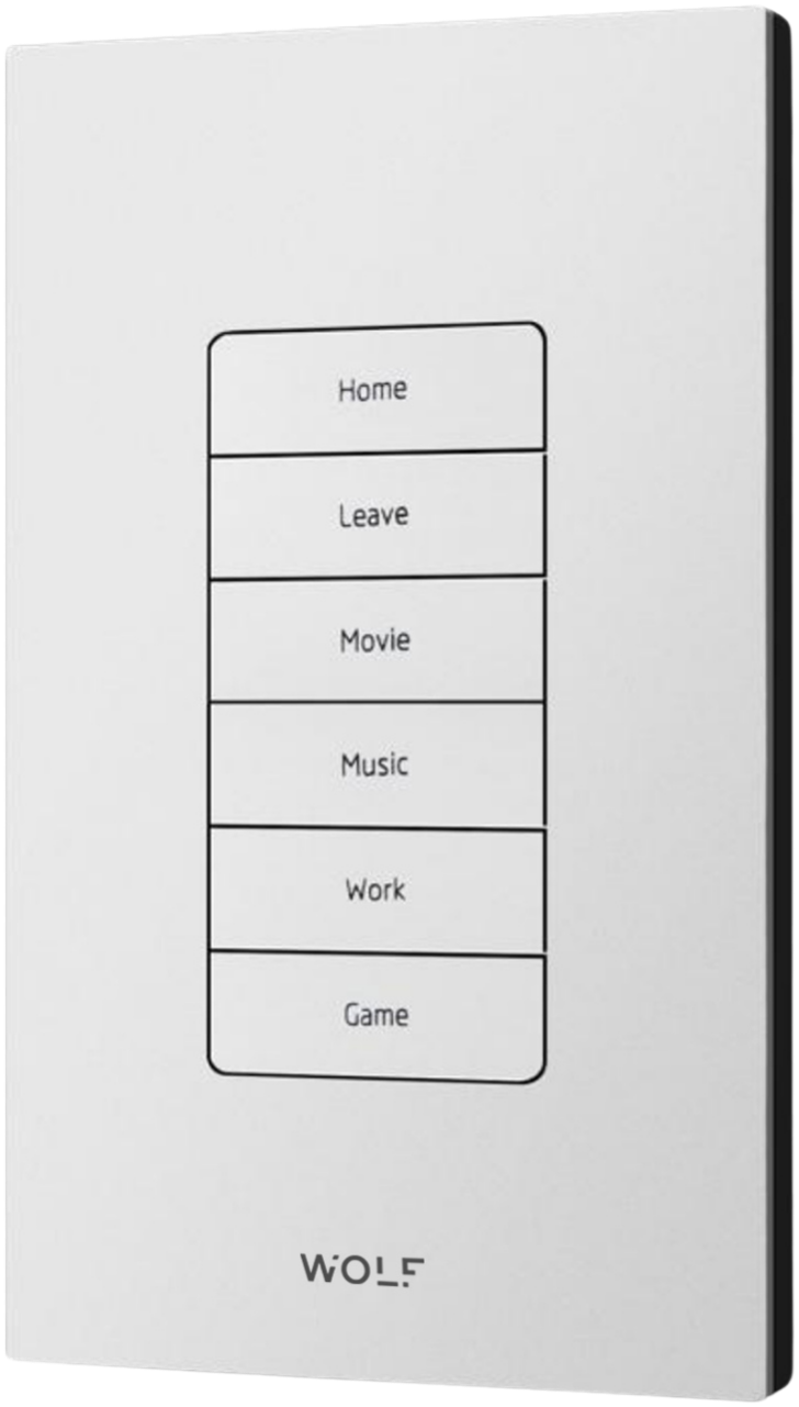 WOLF KNX-006 6-button scene keypad