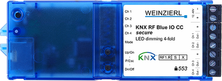 KNX RF Blue IO 553 CC secure LED dimming actuator