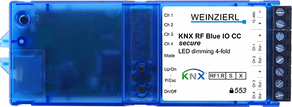 KNX RF Blue IO 553 CC secure LED dimming actuator